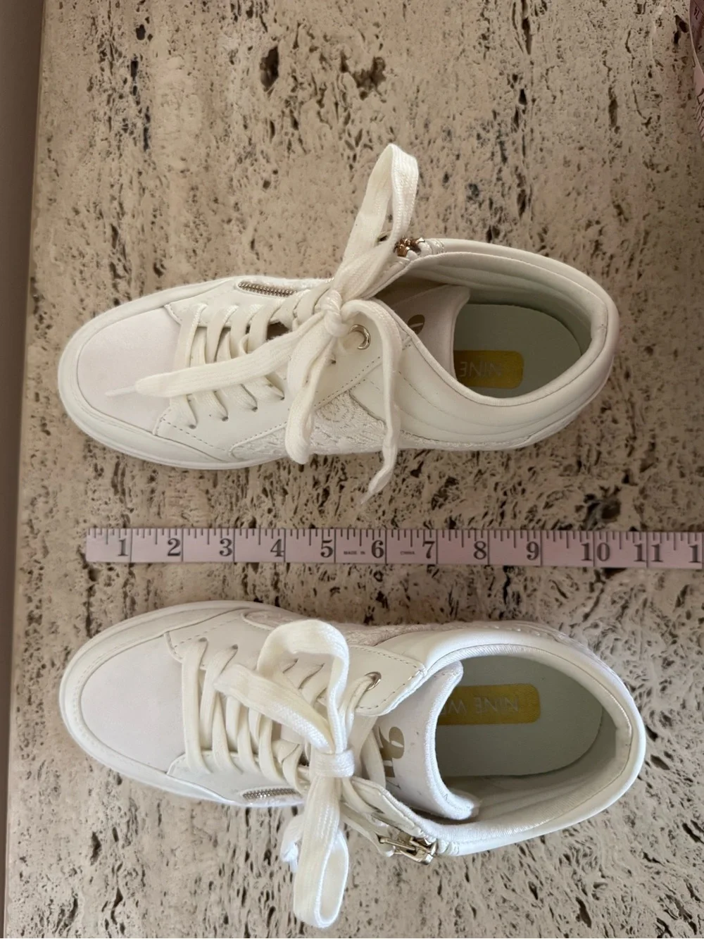 NWOB Nine West Tons Women's High Top Wedge Sneakers. Size 6.5M. MSRP $89.99